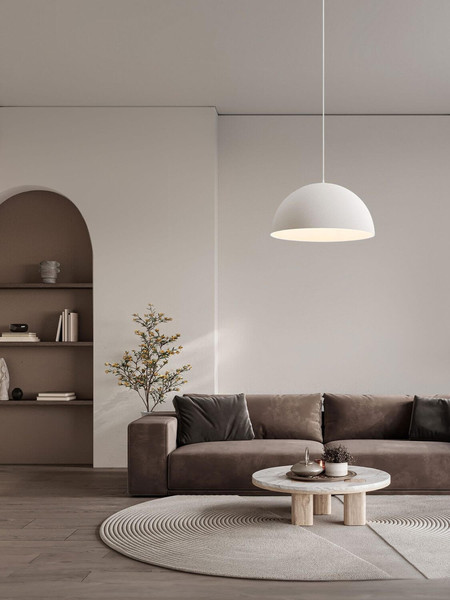 Nova Luce Pendelleuchte Starla E27 Weiß Ø60cm 9002667
