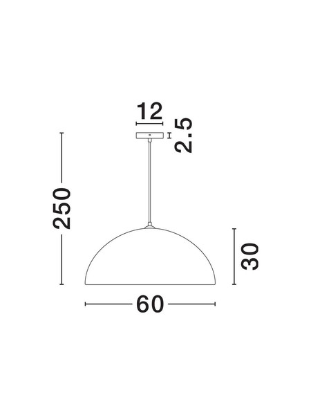 Nova Luce Pendelleuchte Starla E27 Weiß Ø60cm 9002667