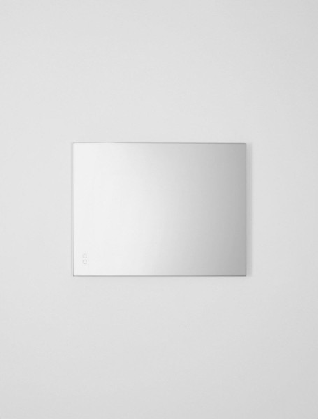 Nova Luce LED Spiegel Alda 48W neutralweiss 4000K IP44 Aluminium Spiegelglas 80x60cm 9006010