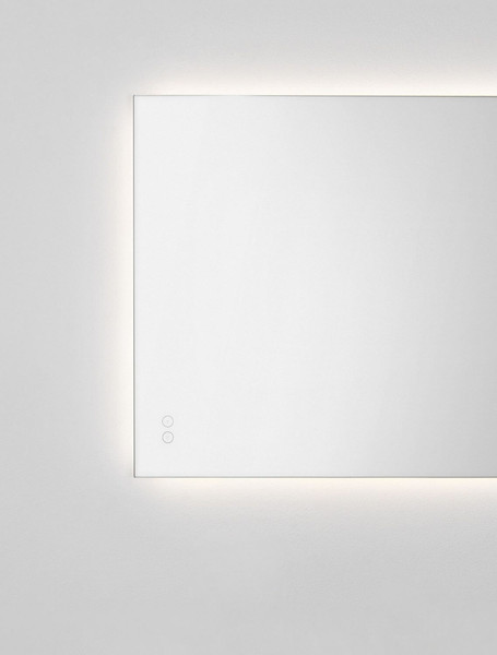 Nova Luce LED Spiegel Alda 48W neutralweiss 4000K IP44 Aluminium Spiegelglas 80x60cm 9006010
