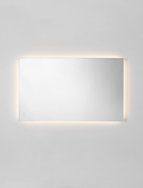 Nova Luce LED Spiegel Alda 53W neutralweiss 4000K IP44 Aluminium Spiegelglas 120x70cm 9006011