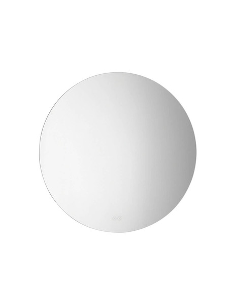 Nova Luce LED Spiegel Alda dimmbar 42W neutralweiss 4000K IP44 Aluminium Spiegelglas Ø80cm 9006013