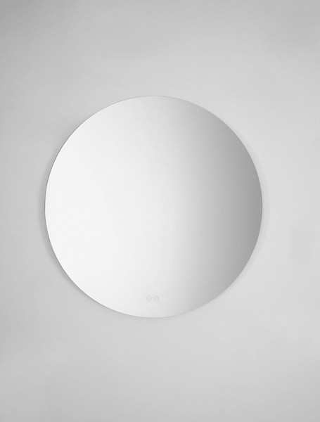 Nova Luce LED Spiegel Alda dimmbar 42W neutralweiss 4000K IP44 Aluminium Spiegelglas Ø80cm 9006013