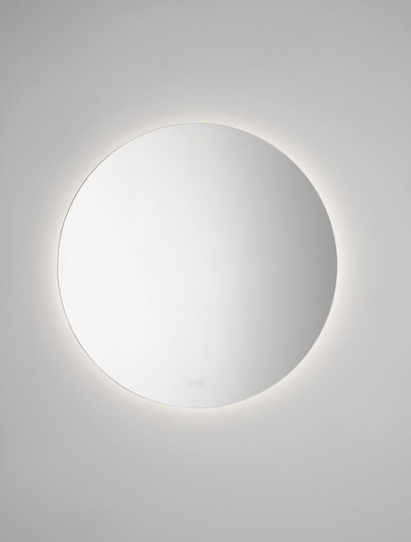 Nova Luce LED Spiegel Alda dimmbar 42W neutralweiss 4000K IP44 Aluminium Spiegelglas Ø80cm 9006013