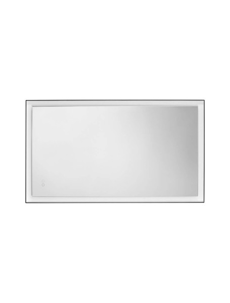 Nova Luce LED Spiegel Ural 36W neutralweiss 4000K IP44 Aluminium Spiegelglas 120x70cm 9006015