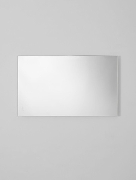 Nova Luce LED Spiegel Alda 53W warmweiss 3000K IP44 Aluminium Spiegelglas 120x70cm 9006027