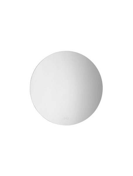 Nova Luce LED Spiegel Alda dimmbar 33W warmweiss 3000K IP44 Aluminium Spiegelglas Ø60cm 9006028