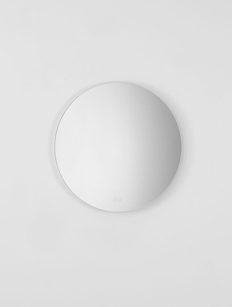 Nova Luce LED Spiegel Alda dimmbar 33W warmweiss 3000K IP44 Aluminium Spiegelglas Ø60cm 9006028