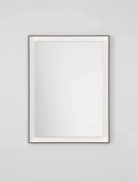Nova Luce LED Spiegel Ural 29W warmweiss 3000K IP44 Aluminium Spiegelglas 80x60cm 9006037