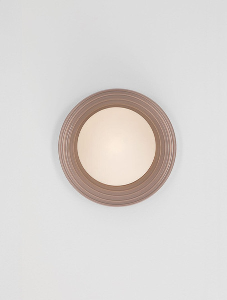 Nova Luce Wandleuchte Orbique G9 Mokka Opal Glas Keramik Ø22cm 9009210