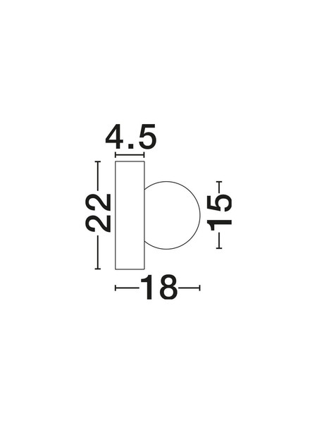 Nova Luce Wandleuchte Orbique G9 Karamell Opal Glas Keramik Ø22cm 9009212