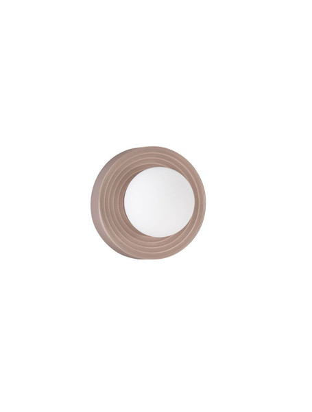 Nova Luce Wandleuchte Orbique G9 Mokka Opal Glas Keramik Ø16cm 9009214