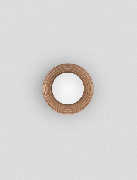 Nova Luce Wandleuchte Orbique G9 Karamell Opal Glas Keramik Ø16cm 9009216