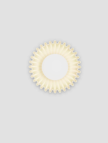 Nova Luce Wandleuchte Petel G9 Creme Opal Glas Keramik Ø23,5cm 9009218
