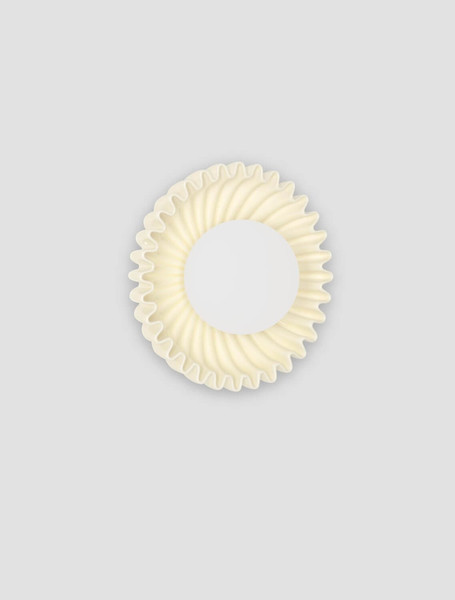 Nova Luce Wandleuchte Petel G9 Creme Opal Glas Keramik Ø23,5cm 9009218