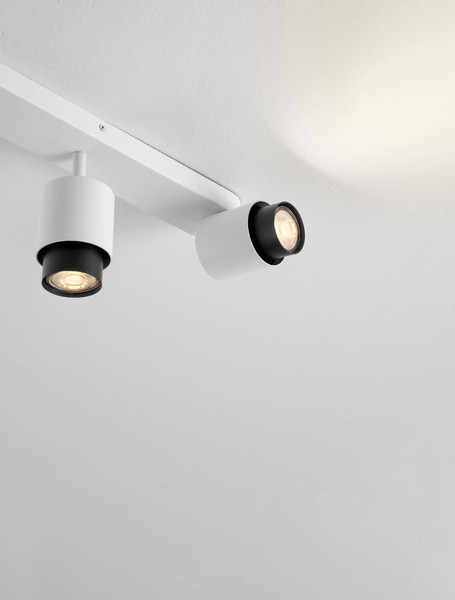 Nova Luce Deckenstrahler Ison schwenkbar 3-flammig 3xGU10 Weiß Metall 48x17cm 9011328