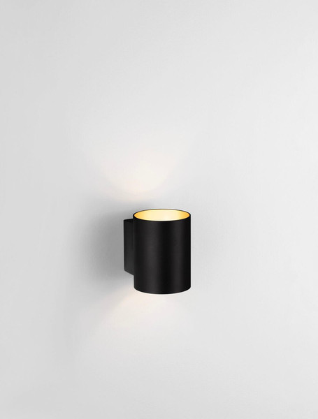 Nova Luce Wandleuchte Dazle G9 Schwarz Gold Aluminium Ø8cm 9011331
