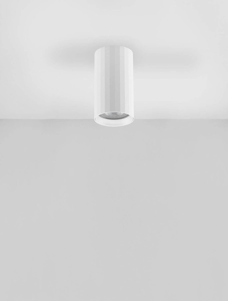 Nova Luce Deckenleuchte Mare GU10 Weiß Aluminium Ø5,5cm 9011332