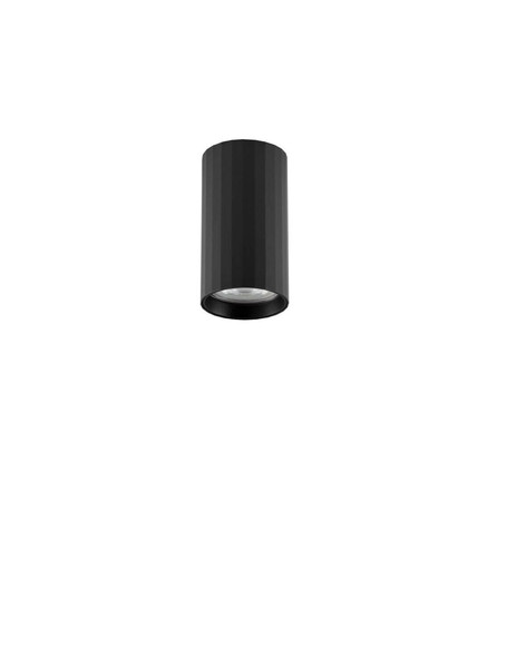 Nova Luce Deckenleuchte Mare GU10 Schwarz Aluminium Ø5,5cm 9011333