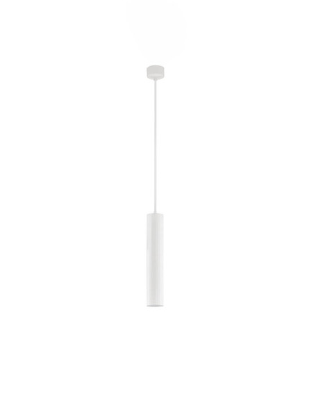 Nova Luce Pendelleuchte Mare GU10 Weiß Aluminium Ø5,5cm 9011334