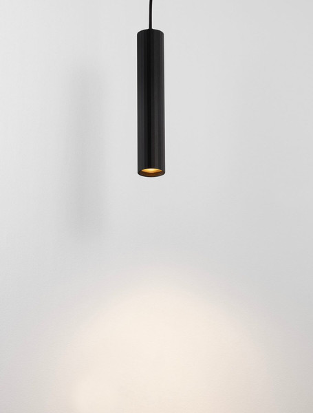 Nova Luce Pendelleuchte Mare GU10 Schwarz Aluminium Ø5,5cm 9011335