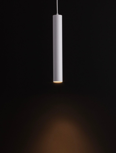 Nova Luce Pendelleuchte Ami GU10 Weiß Aluminium Ø5,5cm 9011336