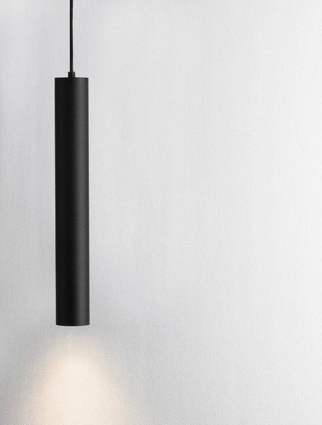 Nova Luce Pendelleuchte Ami GU10 Schwarz Aluminium Ø5,5cm 9011337