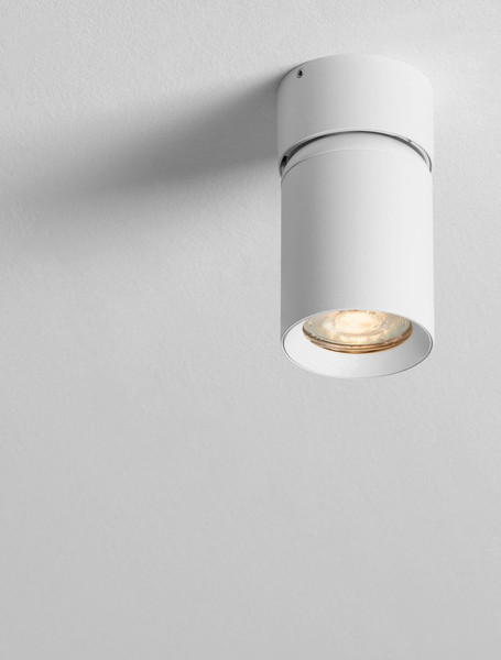 Nova Luce Deckenstrahler Amecy schwenkbar GU10 Weiß Aluminium Ø6cm 9011347