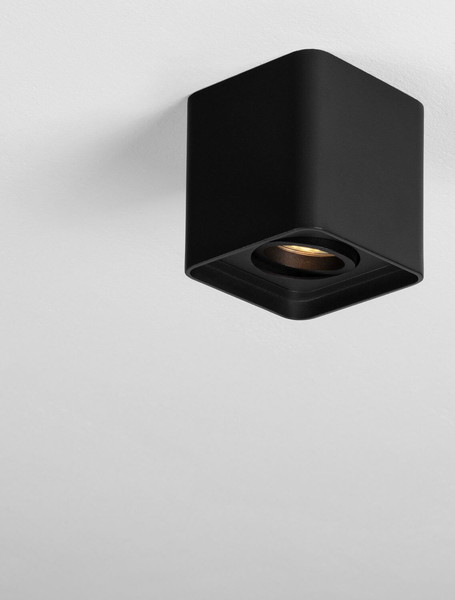 Nova Luce Deckenleuchte Monique schwenkbar GU10 Schwarz Aluminium 10x8,5cm 9011352