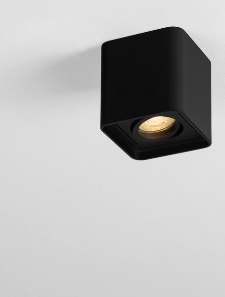 Nova Luce Deckenleuchte Monique schwenkbar GU10 Schwarz Aluminium 10x8,5cm 9011352