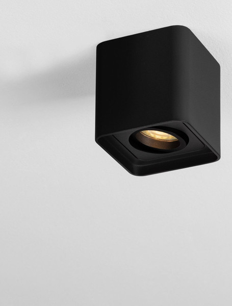 Nova Luce Deckenleuchte Monique schwenkbar GU10 Schwarz Aluminium 10x8,5cm 9011352