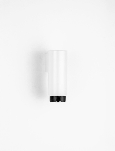 Nova Luce Wandleuchte Nessi GU10 Weiß Schwarz Aluminium Ø6cm 9011404