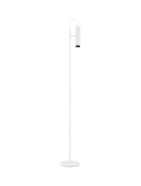 Nova Luce Stehleuchte Nessi schwenkbar GU10 Weiß Schwarz Aluminium 160cm 9011410