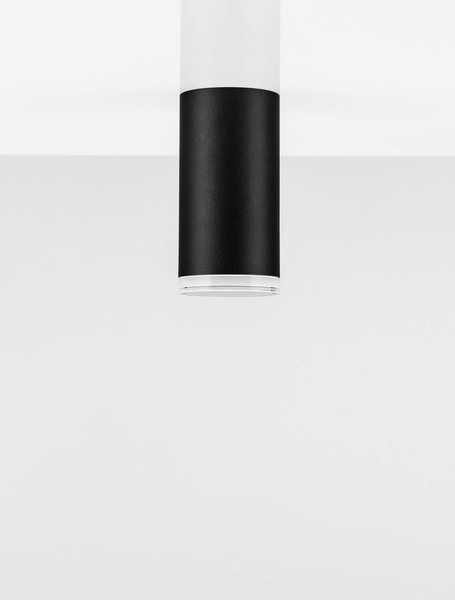Nova Luce Deckenleuchte Mao GU4 IP44 Schwarz Aluminium Ø5,5cm 9011412