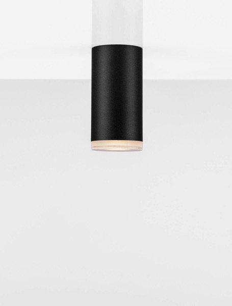Nova Luce Deckenleuchte Mao GU4 IP44 Schwarz Aluminium Ø5,5cm 9011412