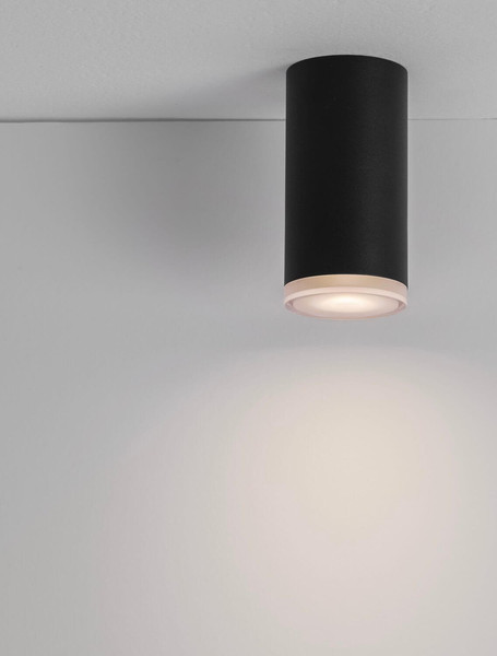 Nova Luce Deckenleuchte Mao GU4 IP44 Schwarz Aluminium Ø5,5cm 9011412