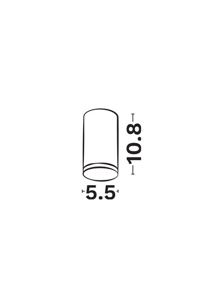 Nova Luce Deckenleuchte Mao GU4 IP44 Weiß Aluminium Ø5,5cm 9011413