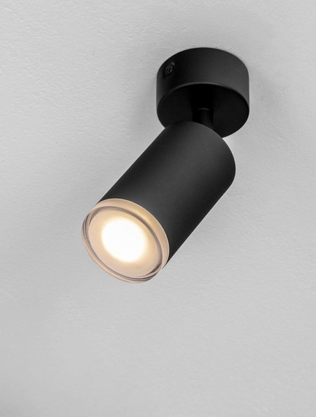 Nova Luce Deckenleuchte Mao GU10 IP44 Schwarz Aluminium Ø5,5cm 9011414