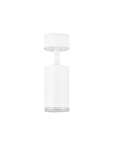 Nova Luce Deckenleuchte Mao GU10 IP44 Weiß Aluminium Ø5,5cm 9011415