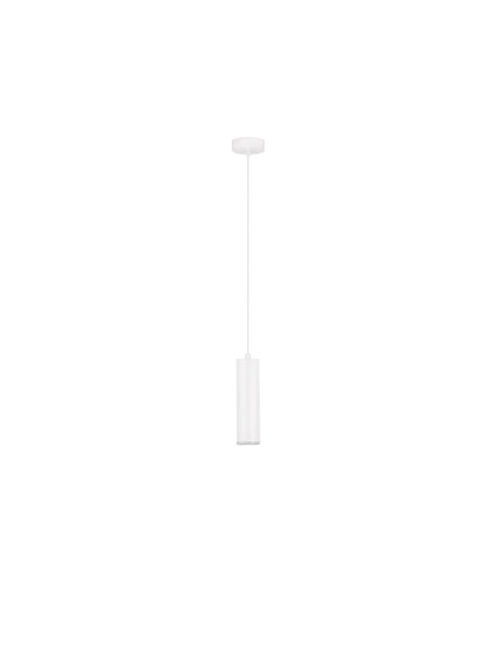 Nova Luce Pendelleuchte Mao GU10 IP44 Weiß Aluminium Ø5,5cm 9011421