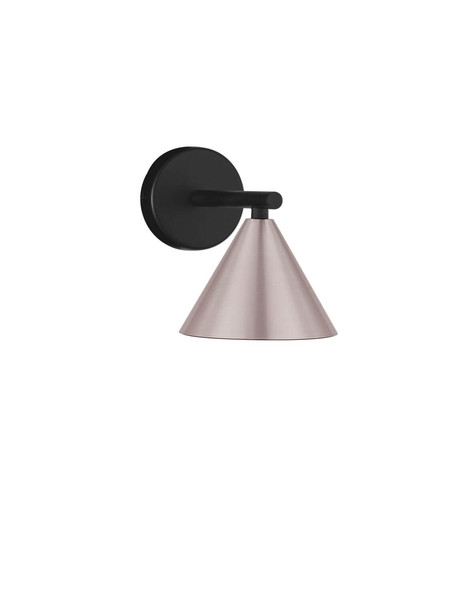Nova Luce Wandleuchte Conico GU10 Kaffeebraun Schwarz Aluminium Ø12cm 9011427