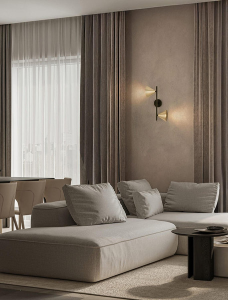 Nova Luce Wandleuchte Conico 2-flammig 2xGU10 Gold Schwarz Aluminium 34x19,5cm 9011428