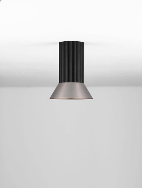 Nova Luce Deckenleuchte Luvia GU10 Bronze Schwarz Aluminium Ø10cm 9011439