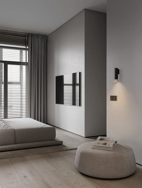 Nova Luce Wandleuchte Luvia GU10 Gold Schwarz Aluminium Ø10cm 9011444