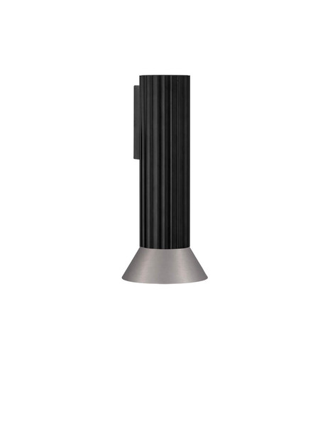 Nova Luce Wandleuchte Luvia GU10 Bronze Schwarz Aluminium Ø10cm 9011445