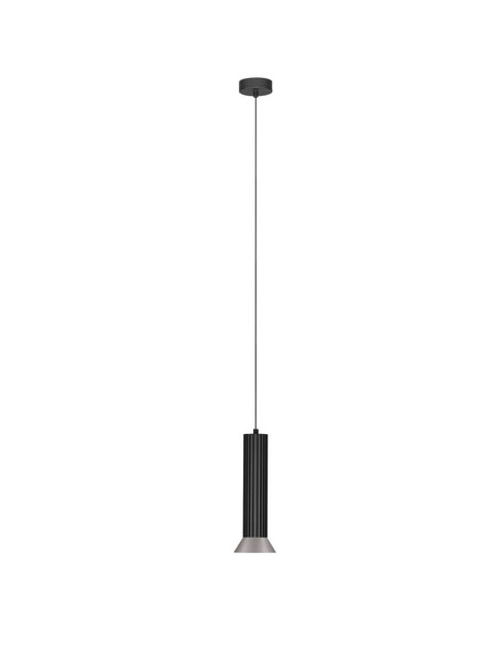Nova Luce Pendelleuchte Luvia GU10 Bronze Schwarz Aluminium Ø10cm 9011447
