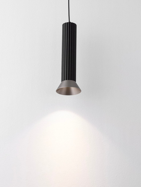 Nova Luce Pendelleuchte Luvia GU10 Bronze Schwarz Aluminium Ø10cm 9011447