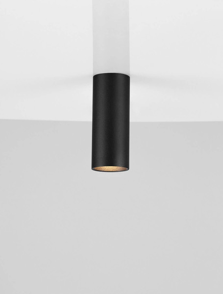 Nova Luce Deckenleuchte Mor GU4 Schwarz Aluminium Ø4cm 9011452