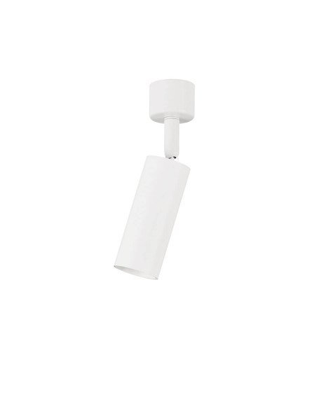 Nova Luce Deckenleuchte Mor schwenkbar GU10 Weiß Aluminium Ø4cm 9011457