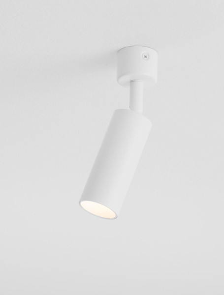 Nova Luce Deckenleuchte Mor schwenkbar GU10 Weiß Aluminium Ø4cm 9011457